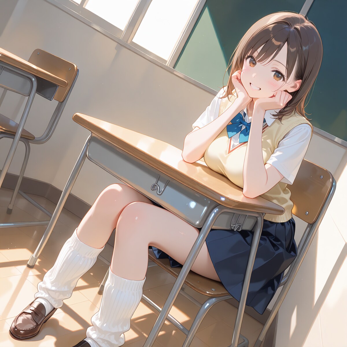 茶髪女子校生