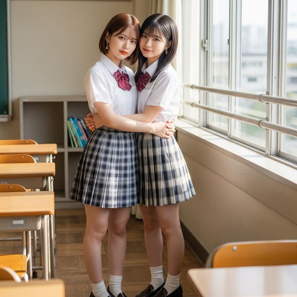 仲良しＪＫ　教室で、、、