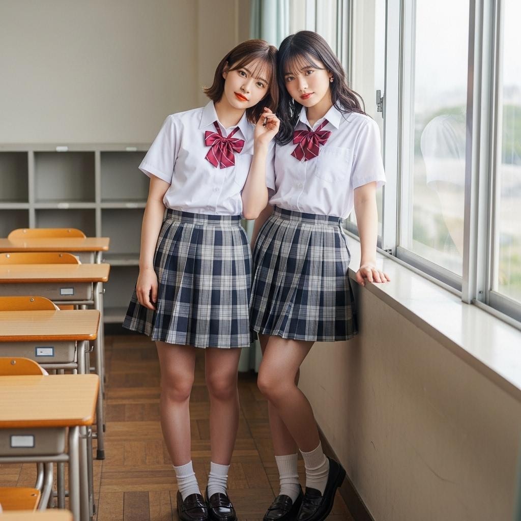 仲良しＪＫ　教室で、、、