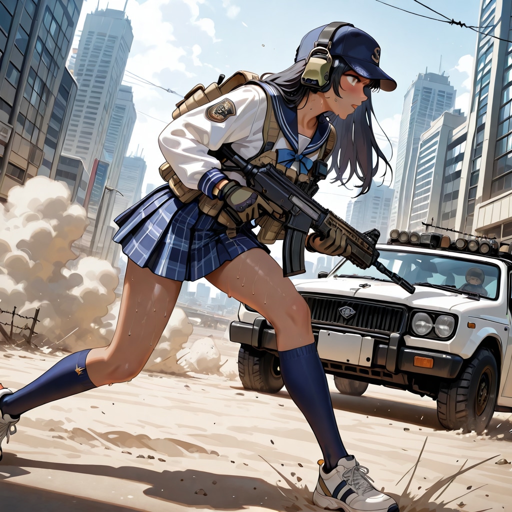 武装したJK