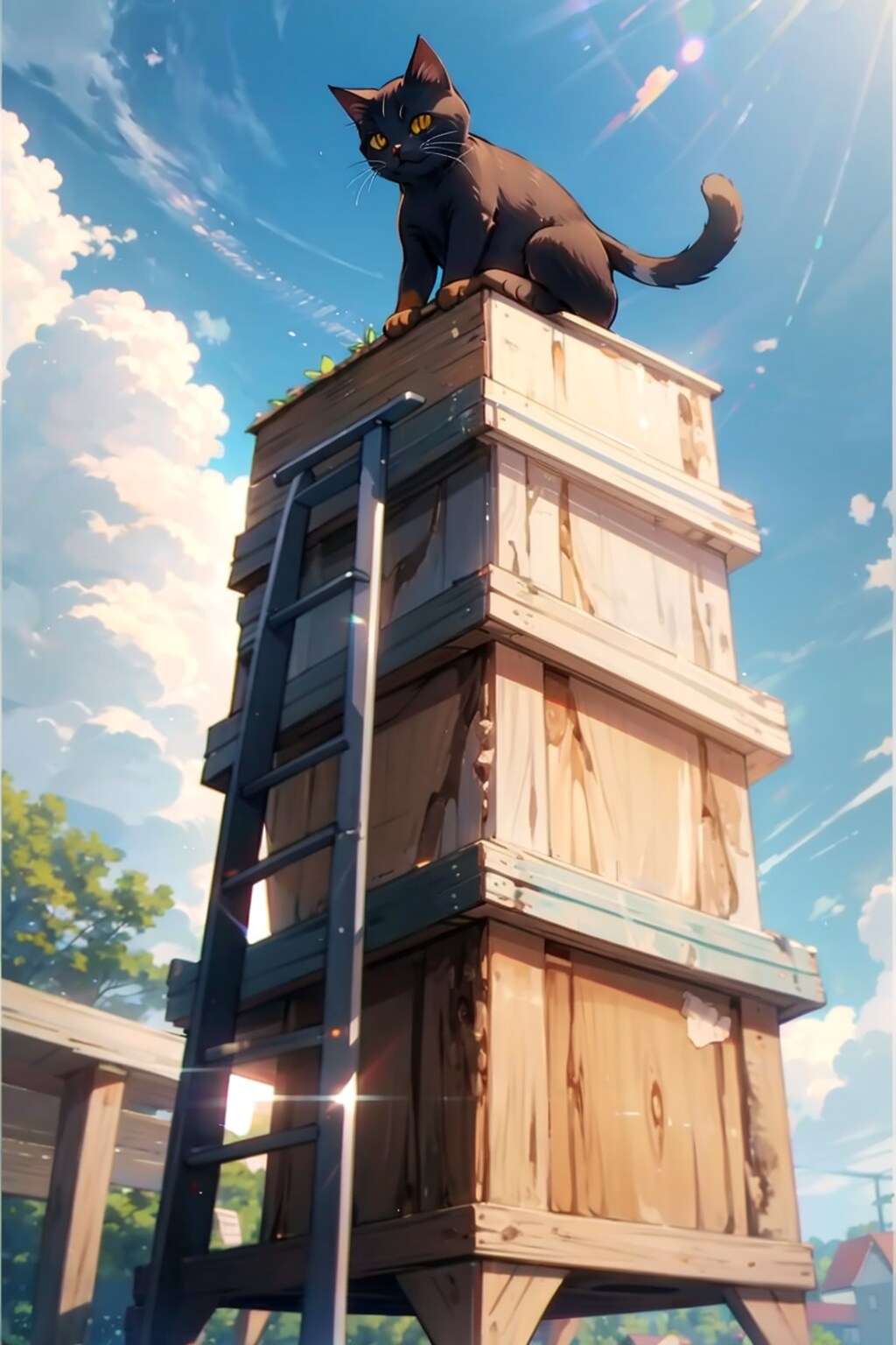 Cat tower!(勝ったわ！)