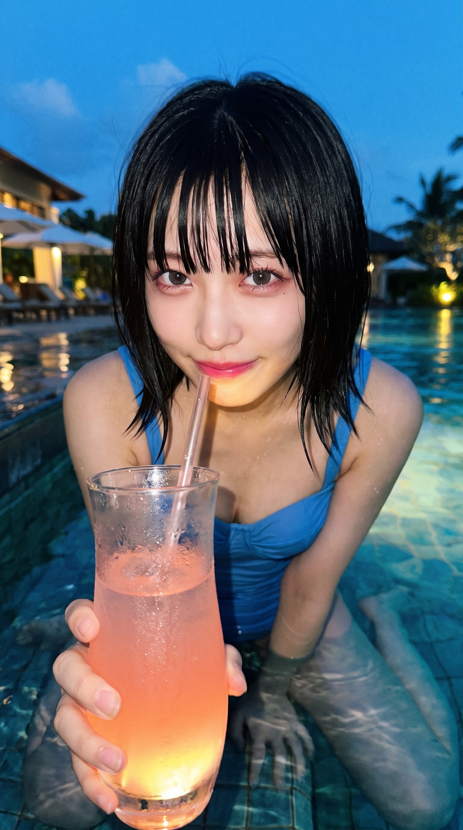 A Sip of Blue Hour