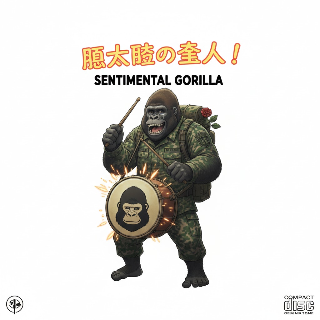 CDジャケットのパッケージがセンチメンタルゴリラ