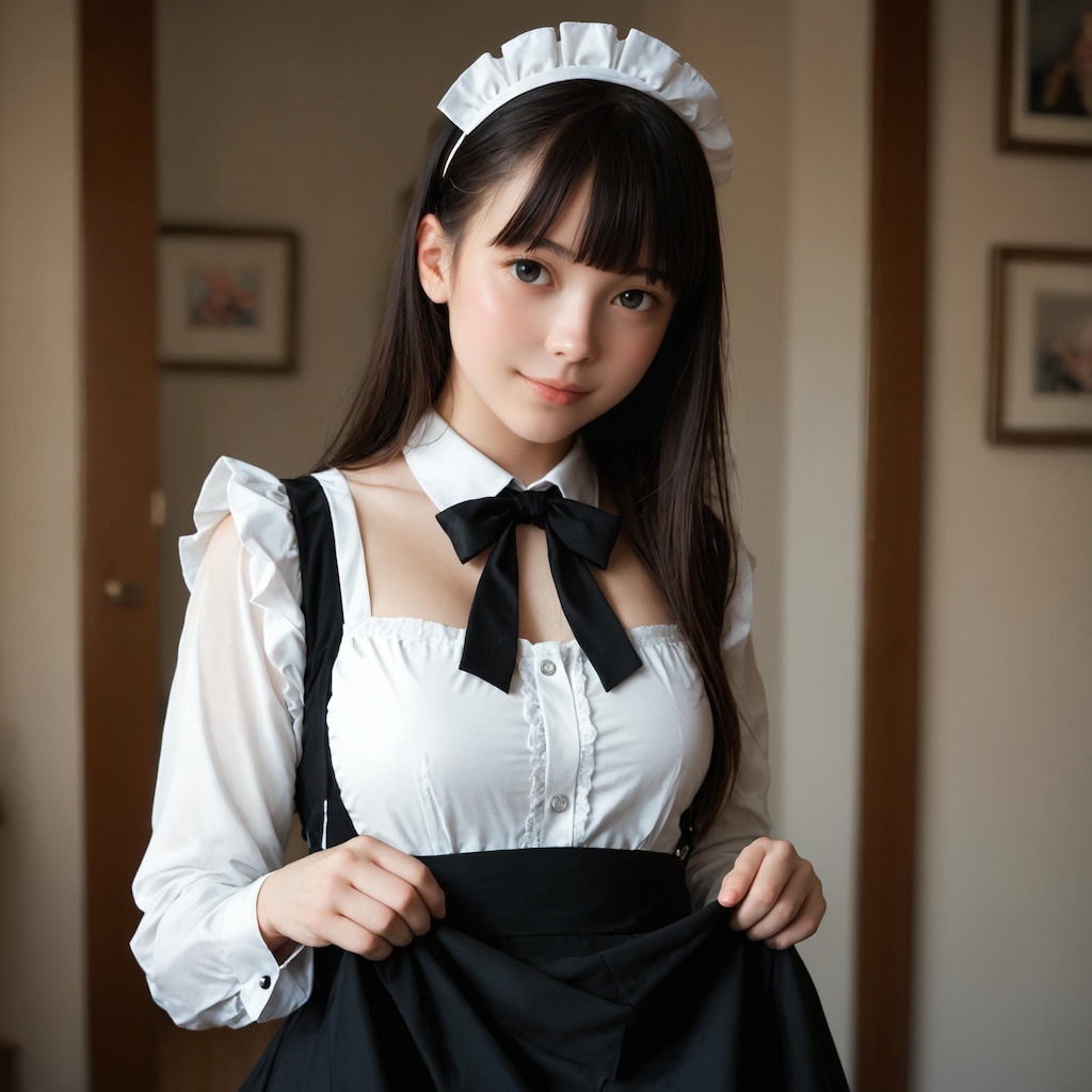 可愛いメイドさん