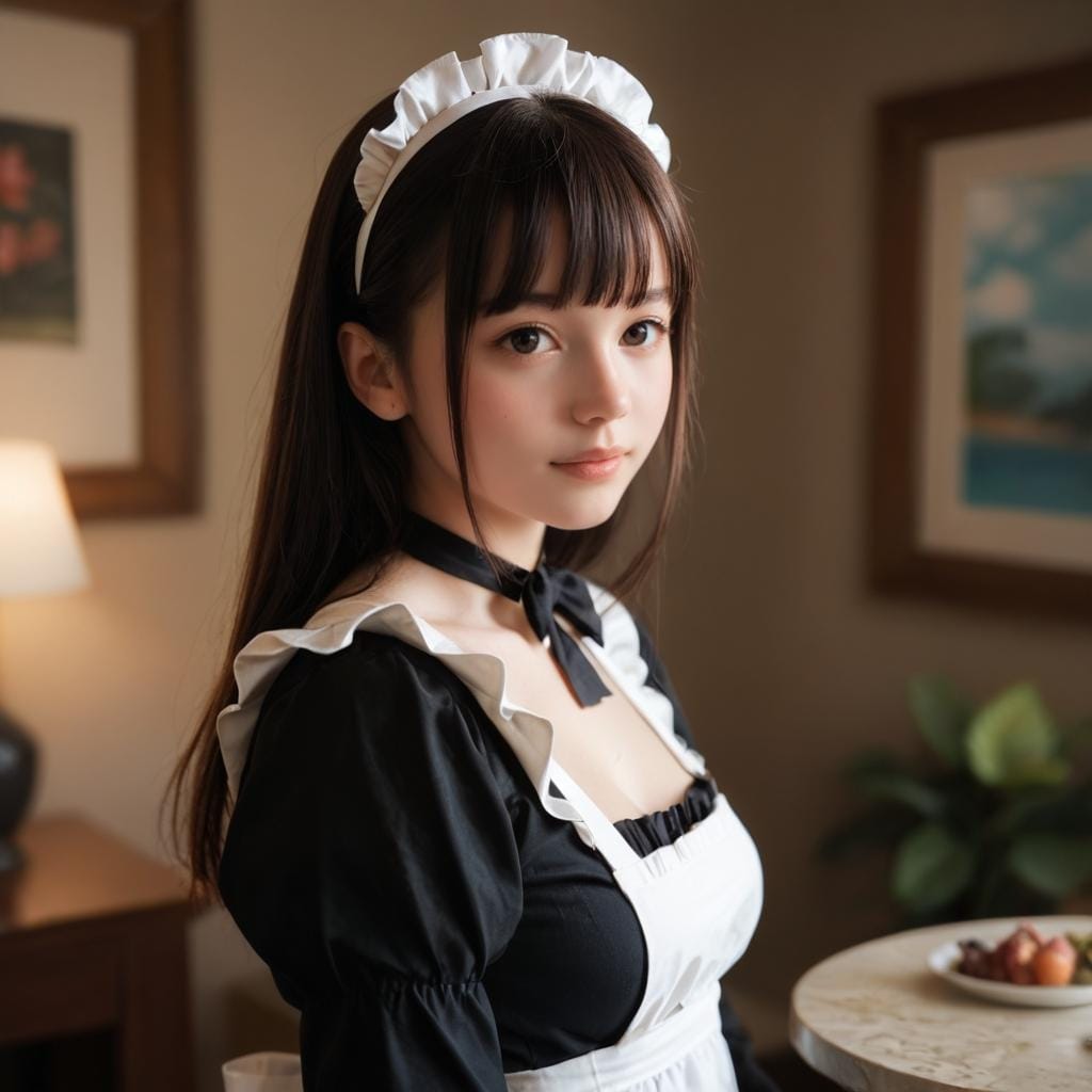 可愛いメイドさん