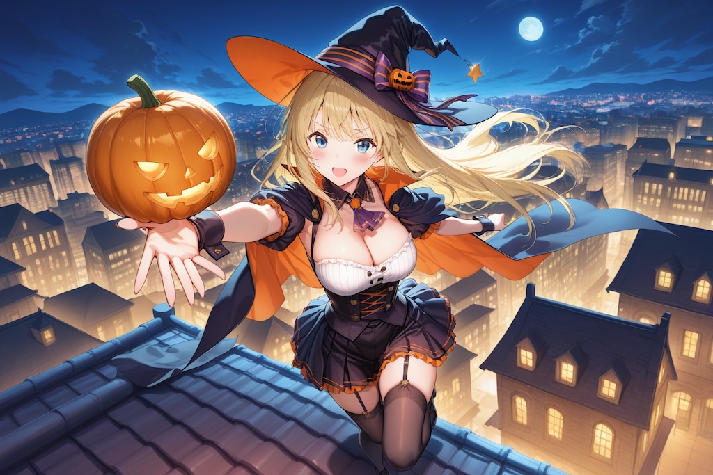 金髪さんハロウィン2