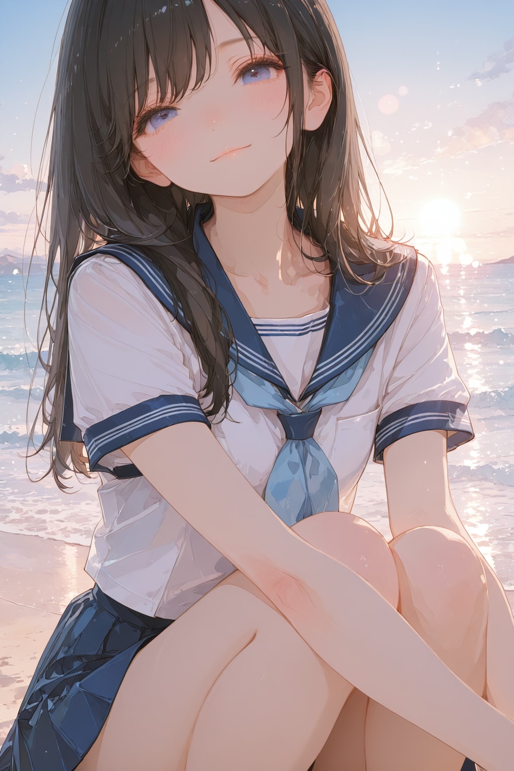 セーラー服と海(APRICOT)