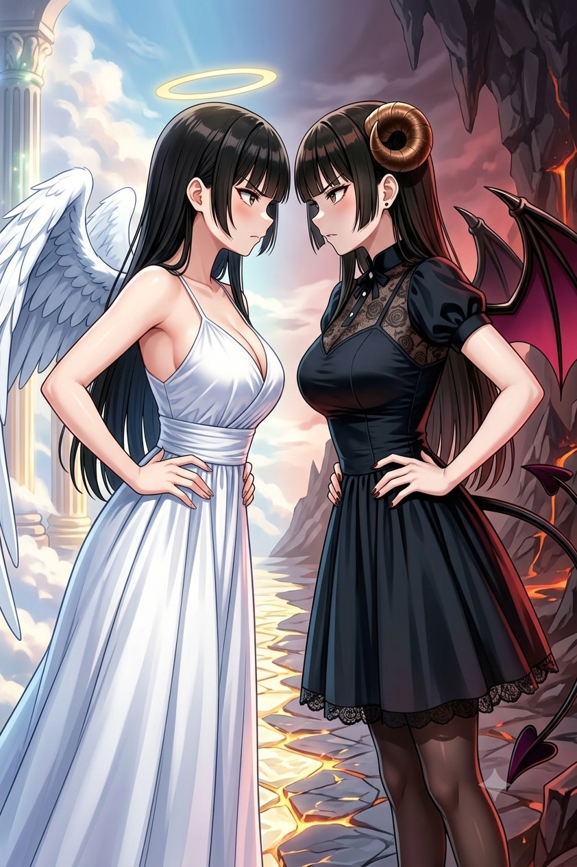 天使と悪魔のサキちゃん