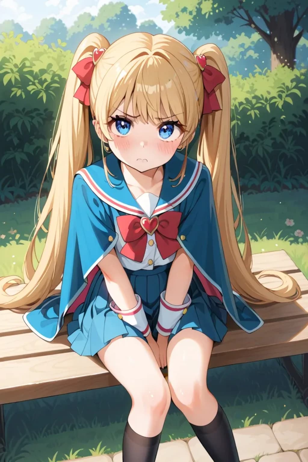 拗ねてるツインテールちゃん💢