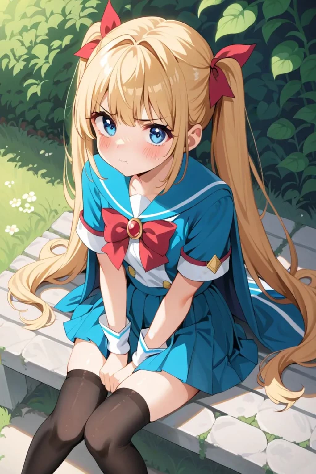 拗ねてるツインテールちゃん💢