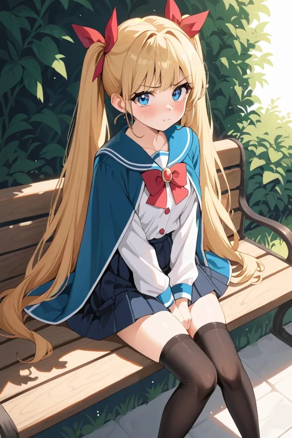 拗ねてるツインテールちゃん💢