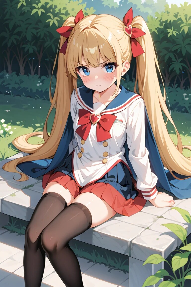 拗ねてるツインテールちゃん💢