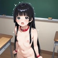遅刻した罰で裸になるクラスの女の子 4枚目