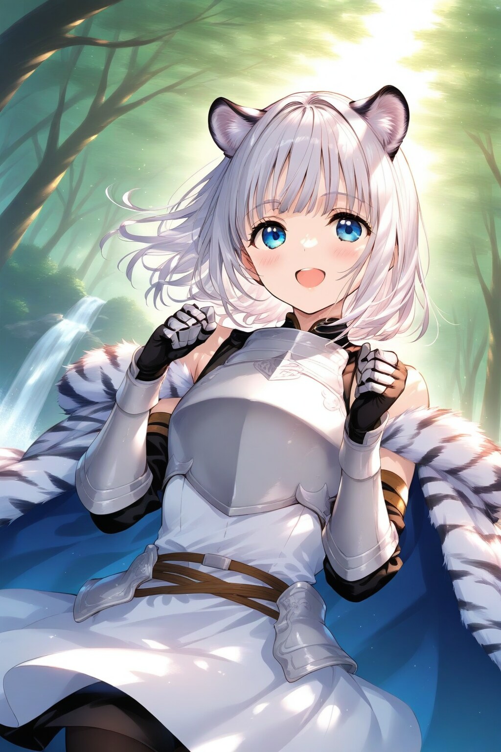 ホワイトタイガーのとらみみナイトさん