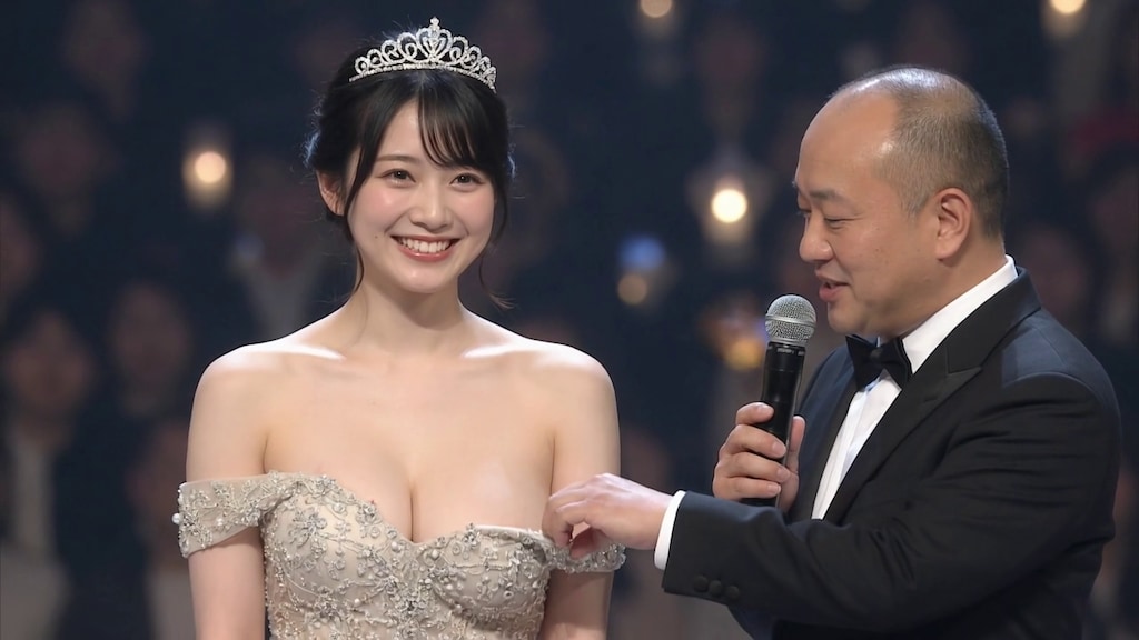 ミスコン優勝者にセクハラ