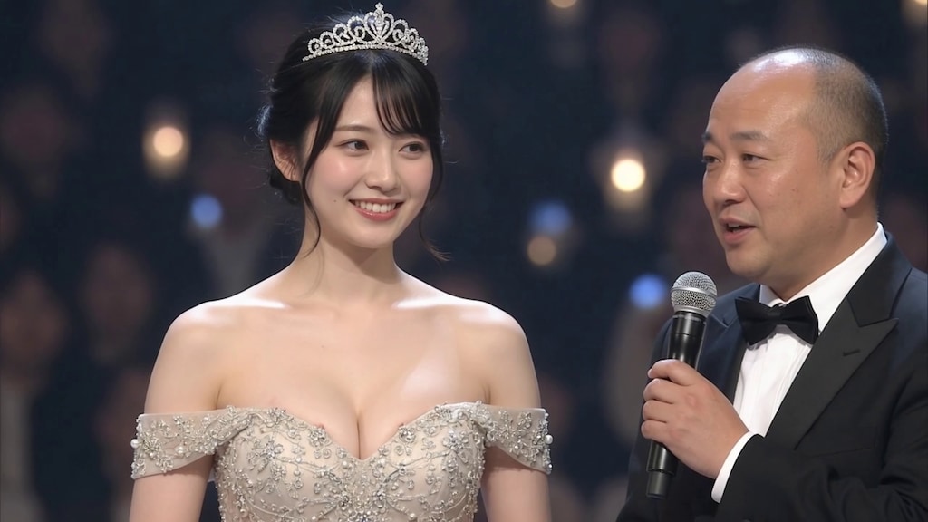 ミスコン優勝者にセクハラ