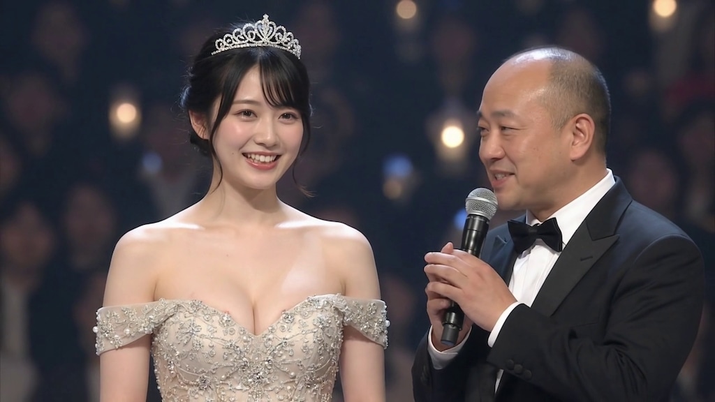 ミスコン優勝者にセクハラ