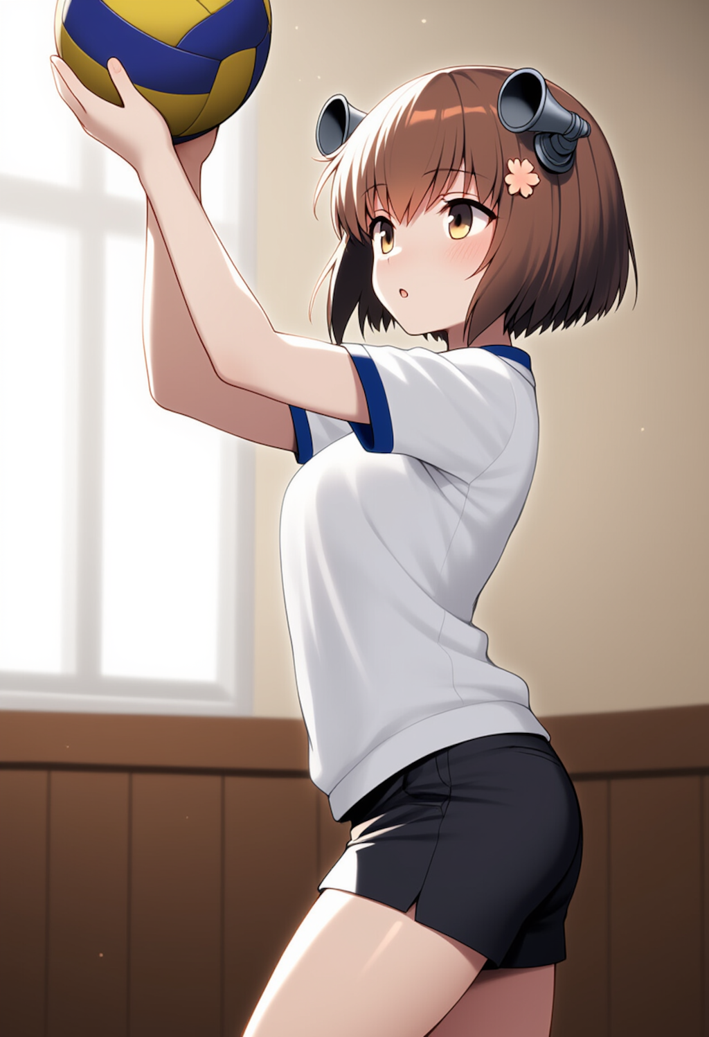 バレー部風の雪風ちゃん