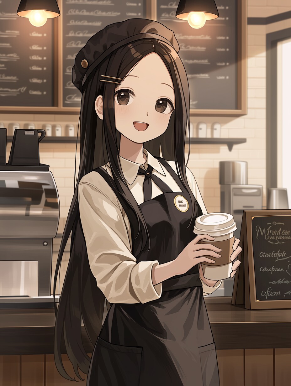 カフェのお姉さん☕✨124 | の人気AIイラスト・グラビア