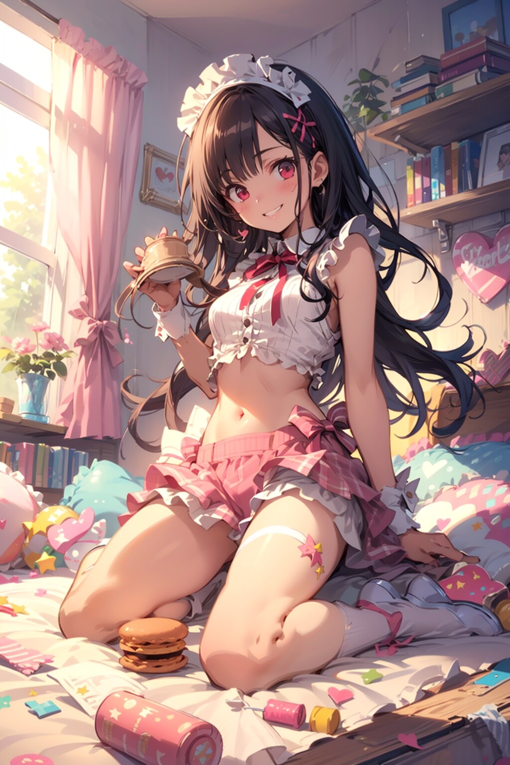 メイドさん～、機能である背景のプロットいいっすね