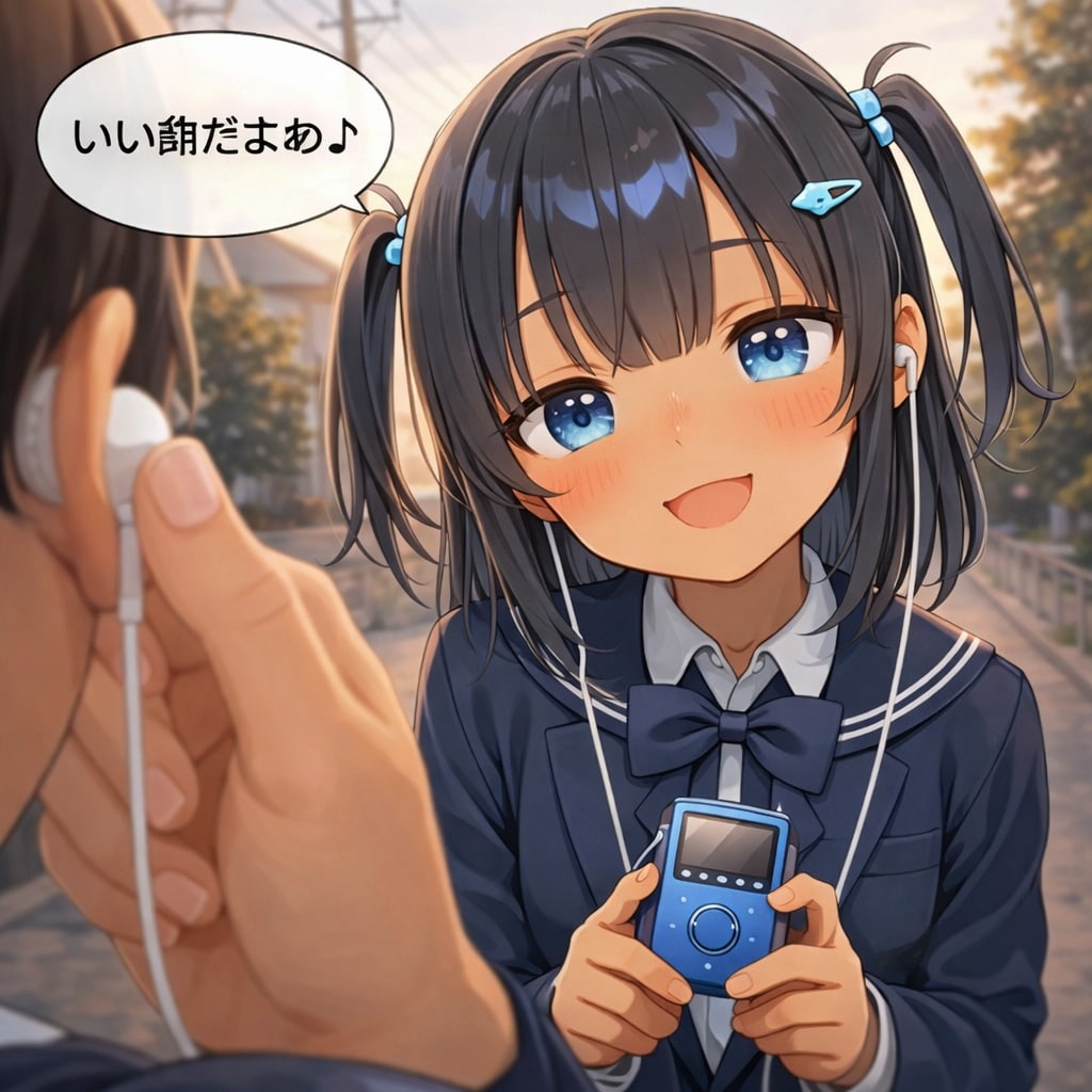 こなつちゃんとの下校道