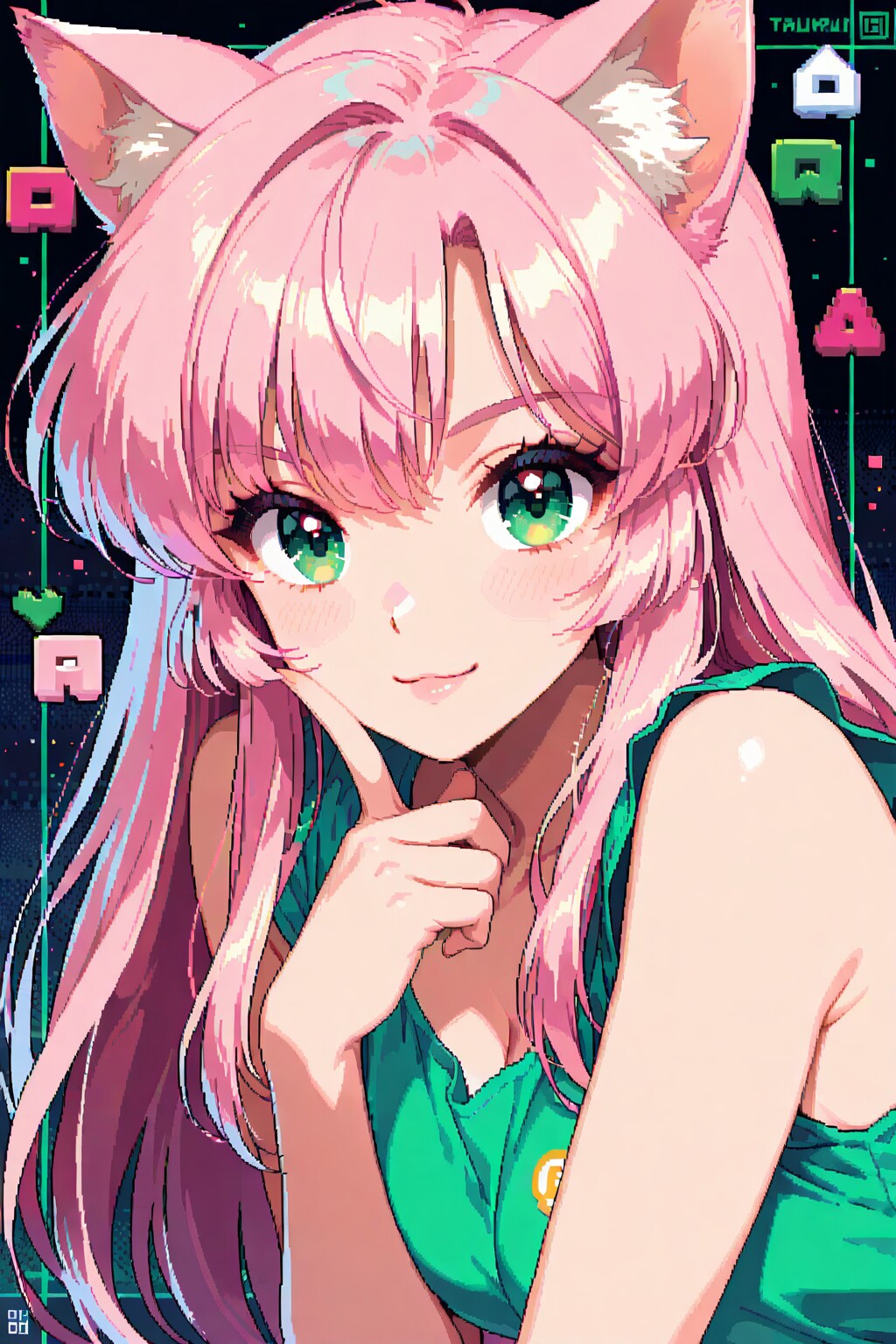 レトロゲームのミクちゃん🐱✨