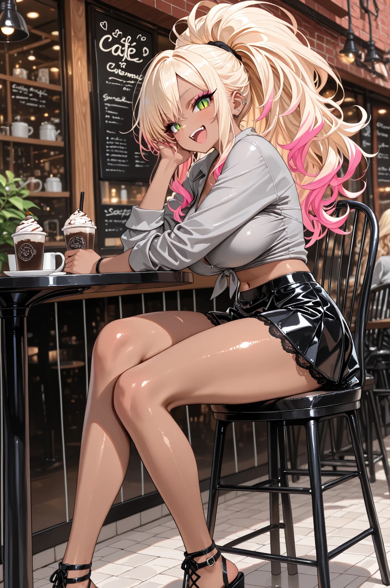 桃コーデ