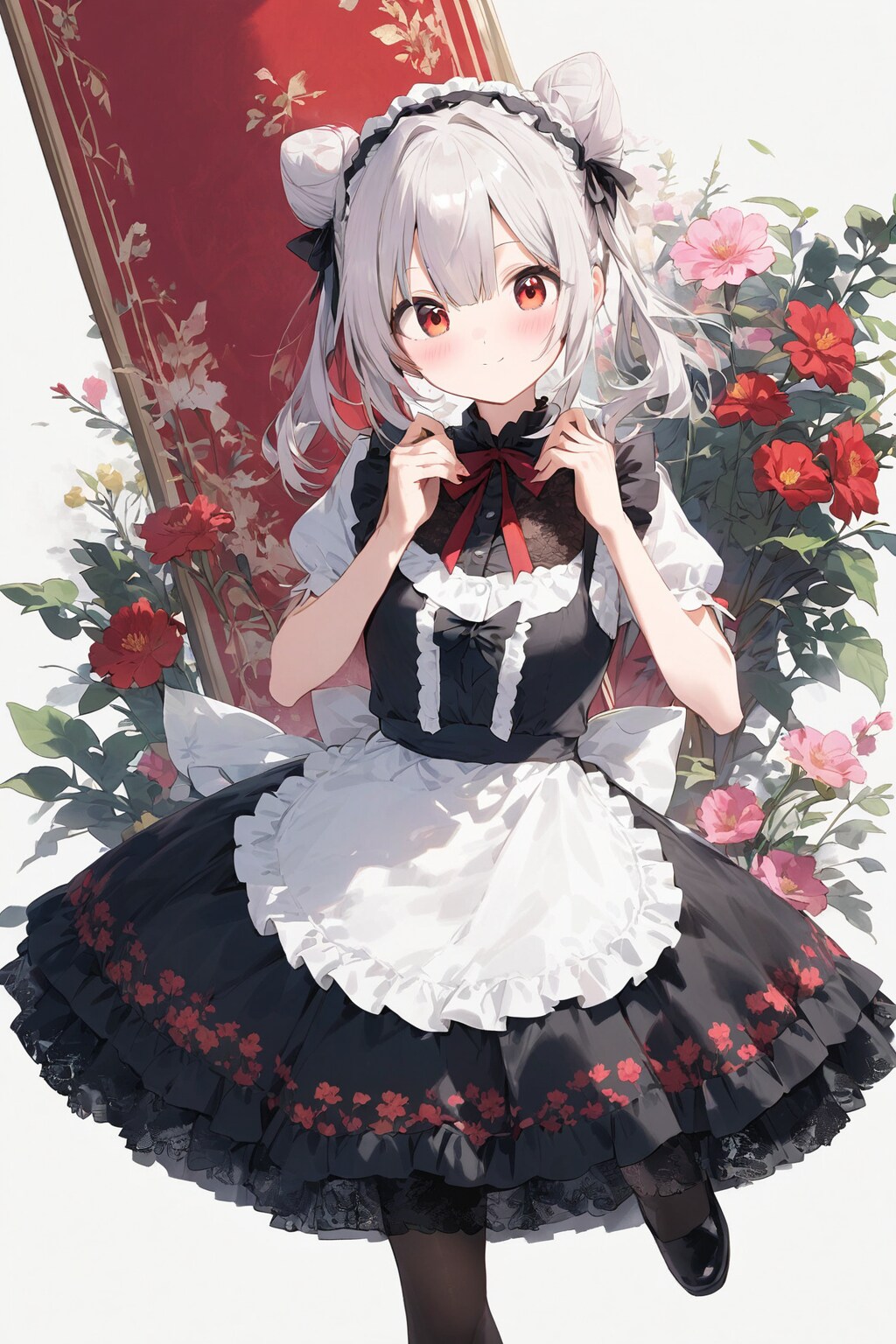 かわいいメイドだよっ | の人気AIイラスト・グラビア