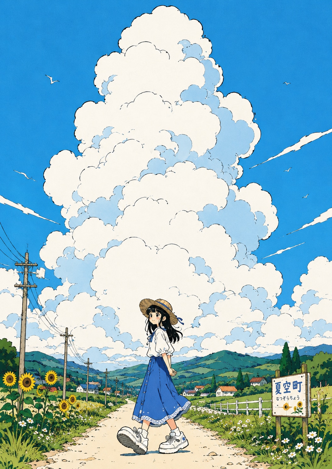 夏空と少女106 | の人気AIイラスト・グラビア