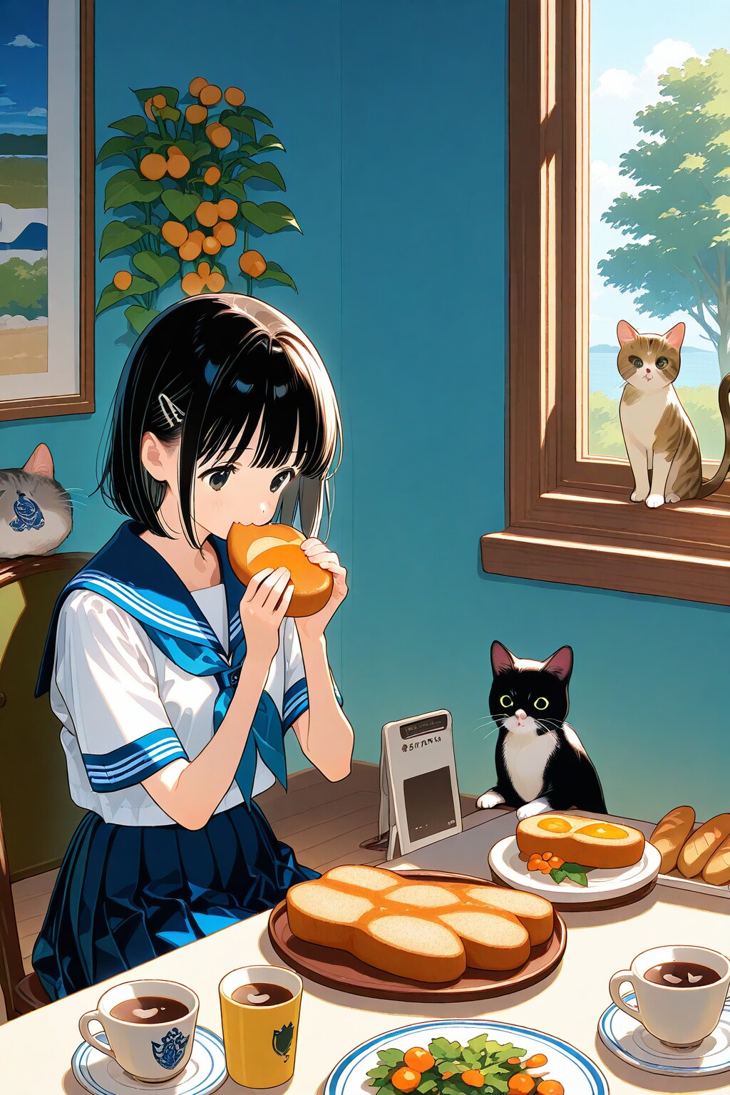 朝食の妹ちゃん✨