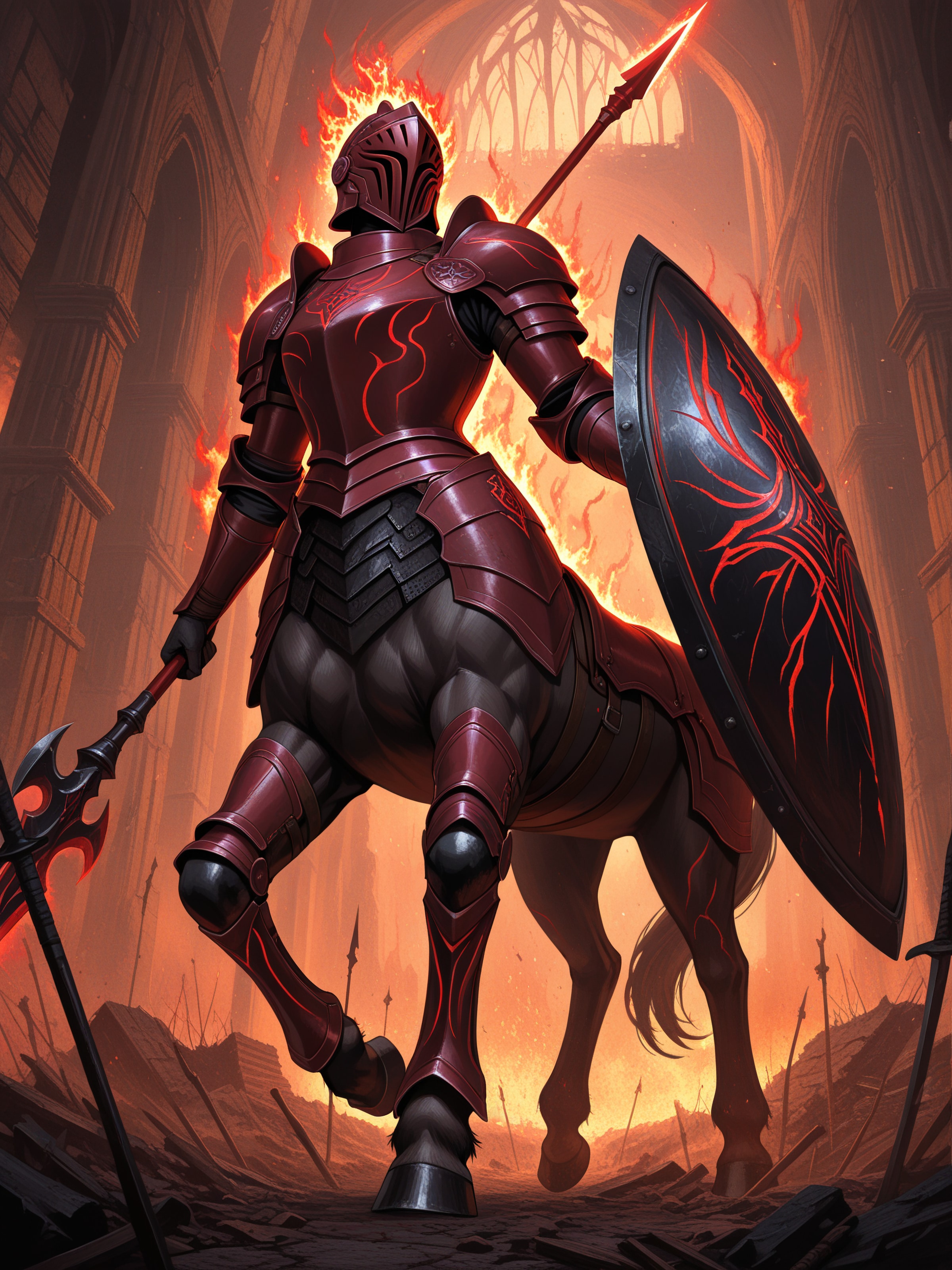 終焉を告げる騎神 | の人気AIイラスト・グラビア