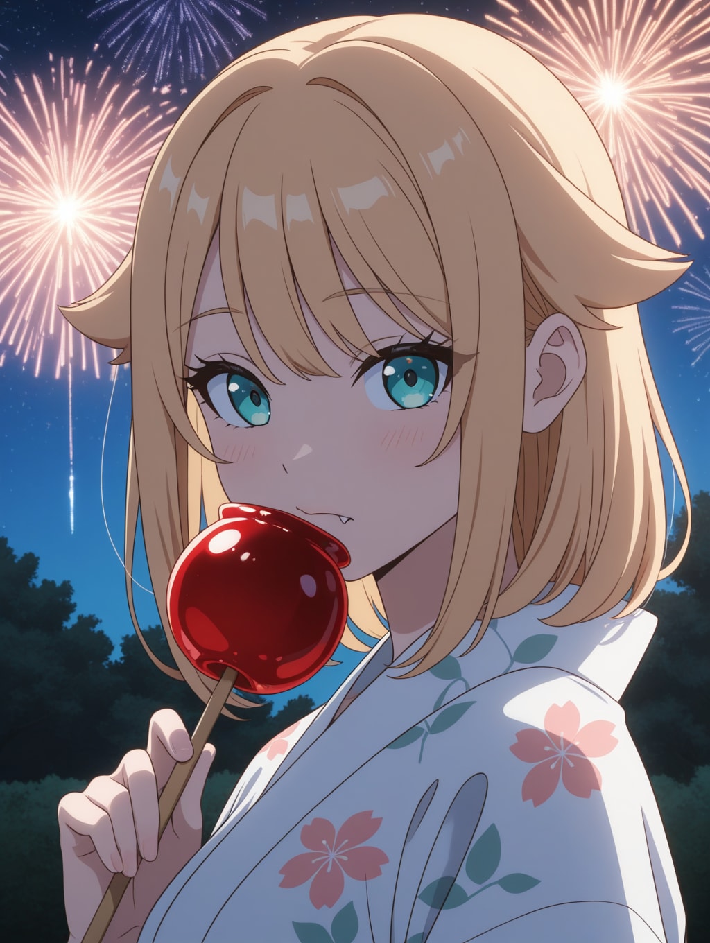 花火より団子