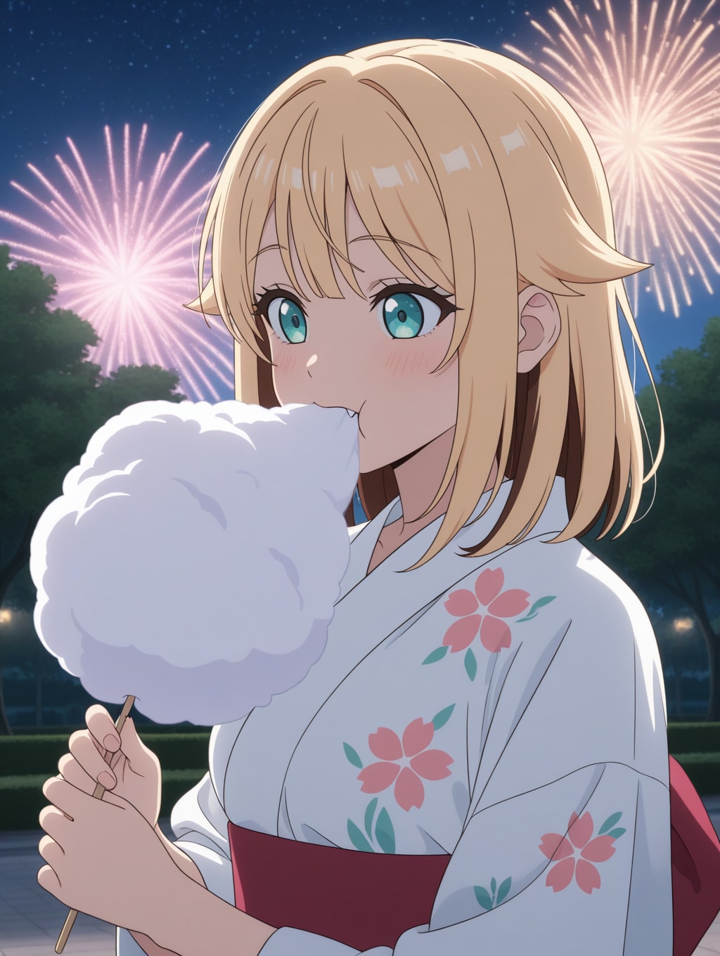花火より団子