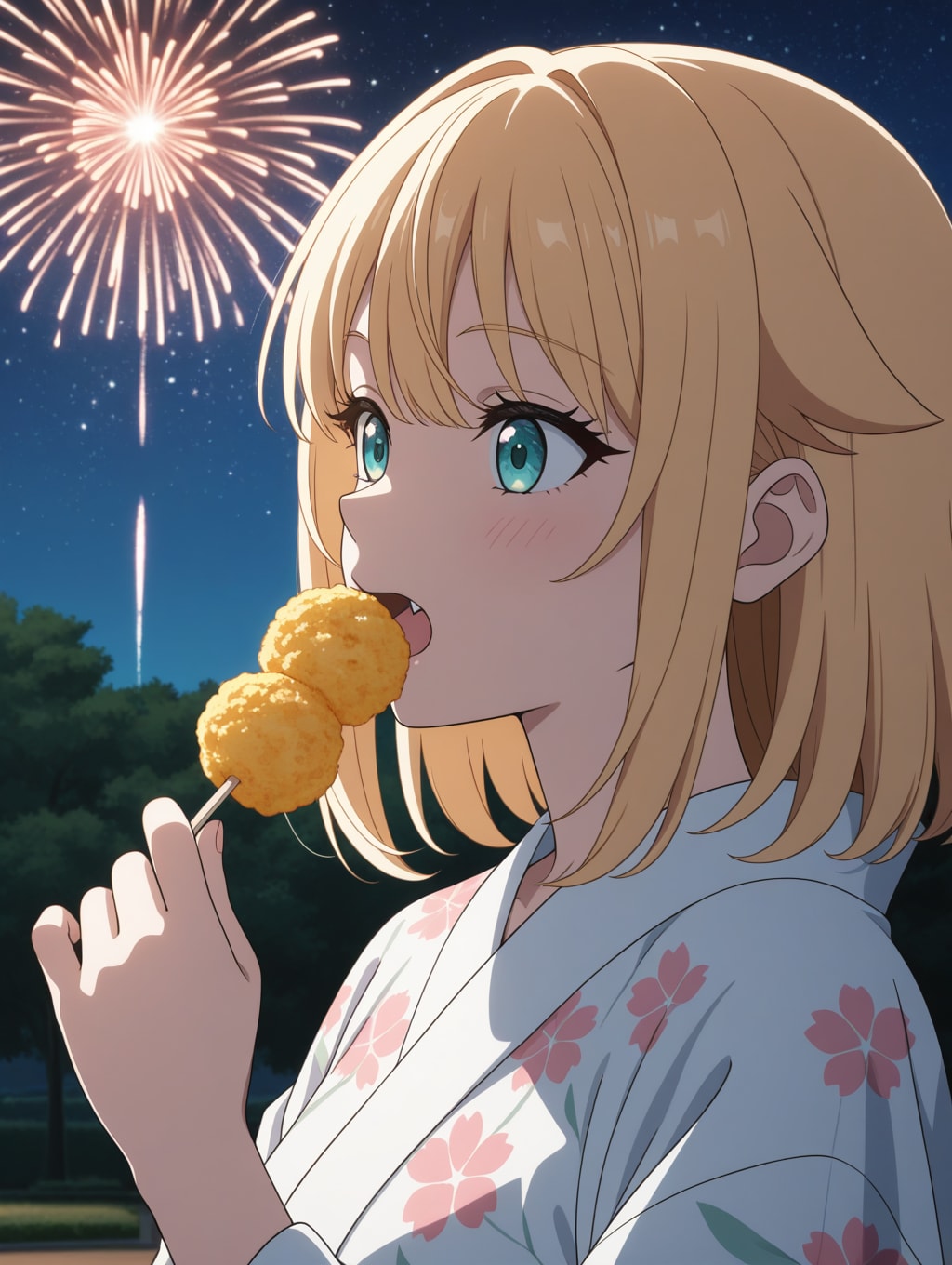 花火より団子