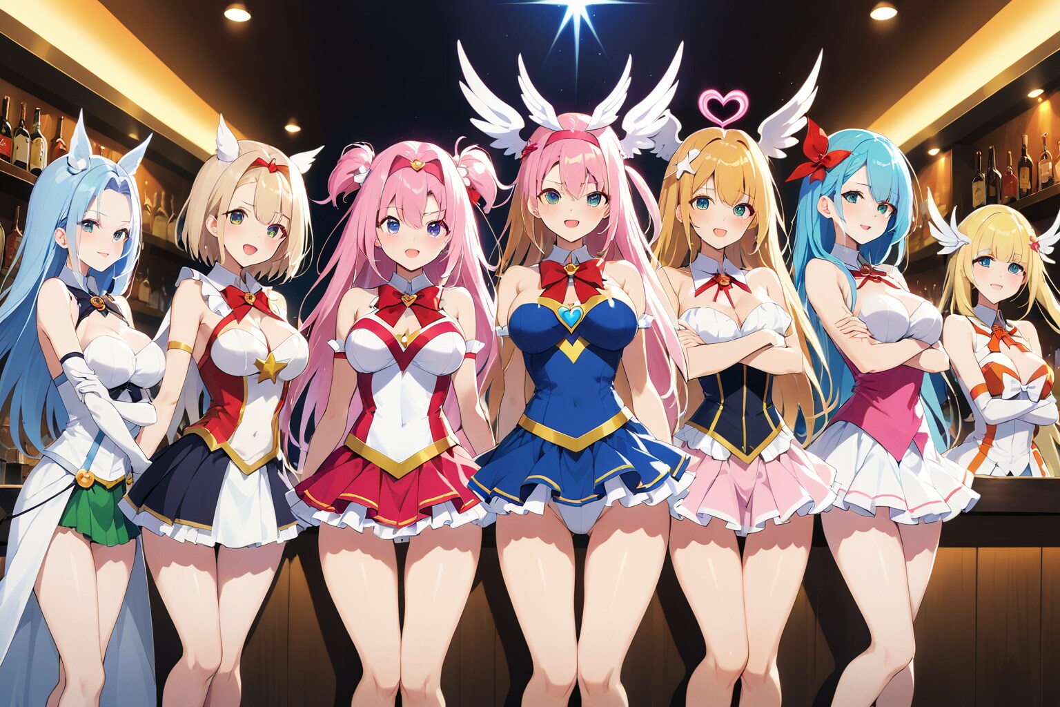バーのアイドル達