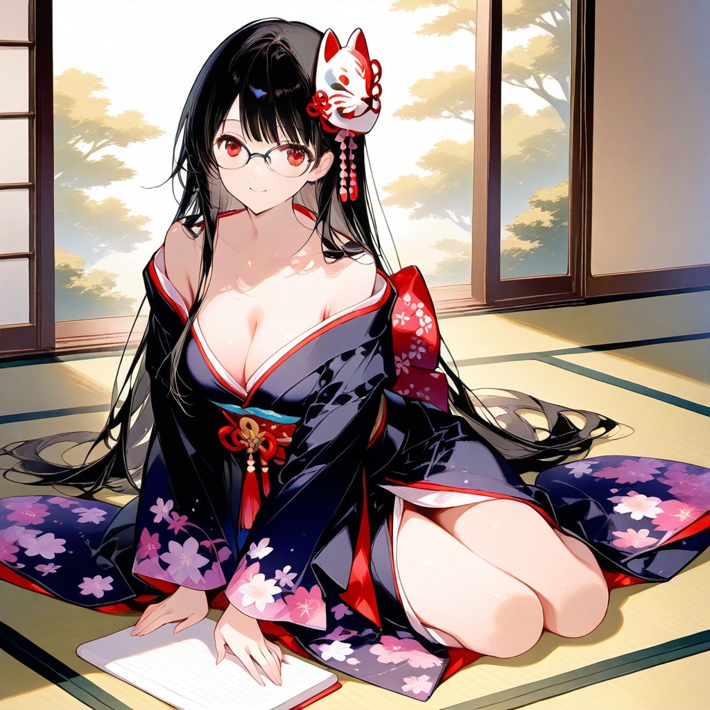 江戸のメガネっ子（失敗例）