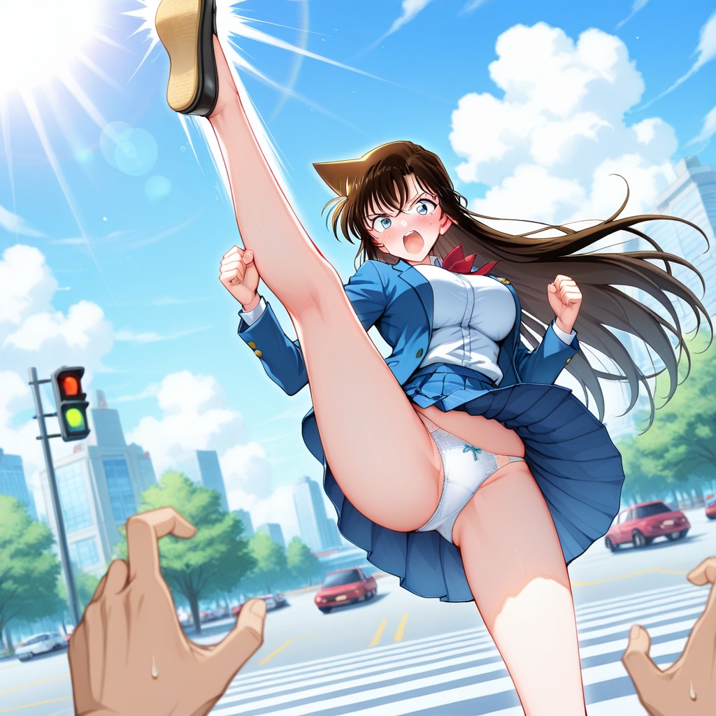 蘭姉ちゃんの踵落とし