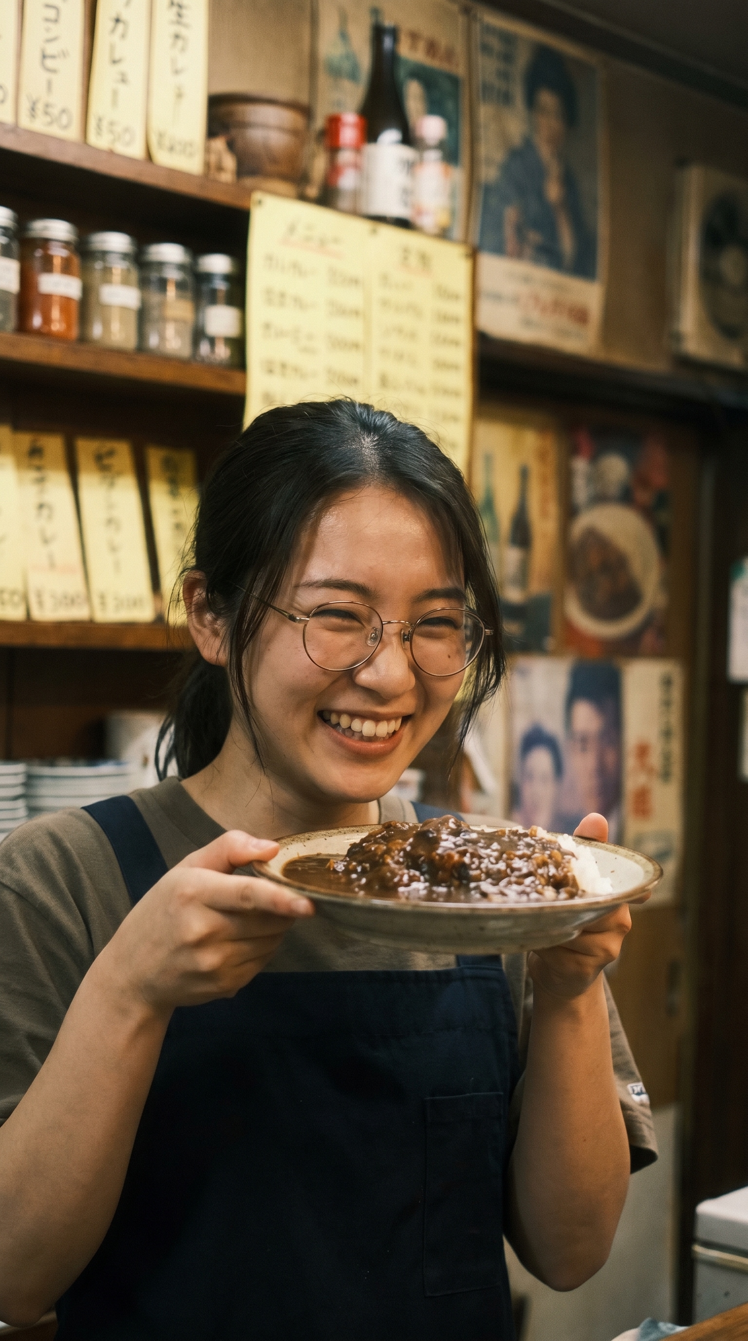 Today's Curry, Served with a Smile
