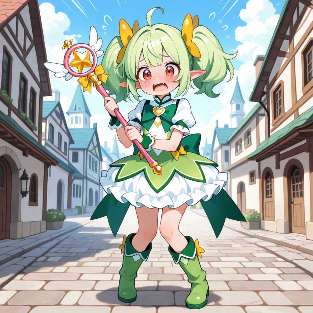 こ、この格好、恥ずかしいよぅ！！