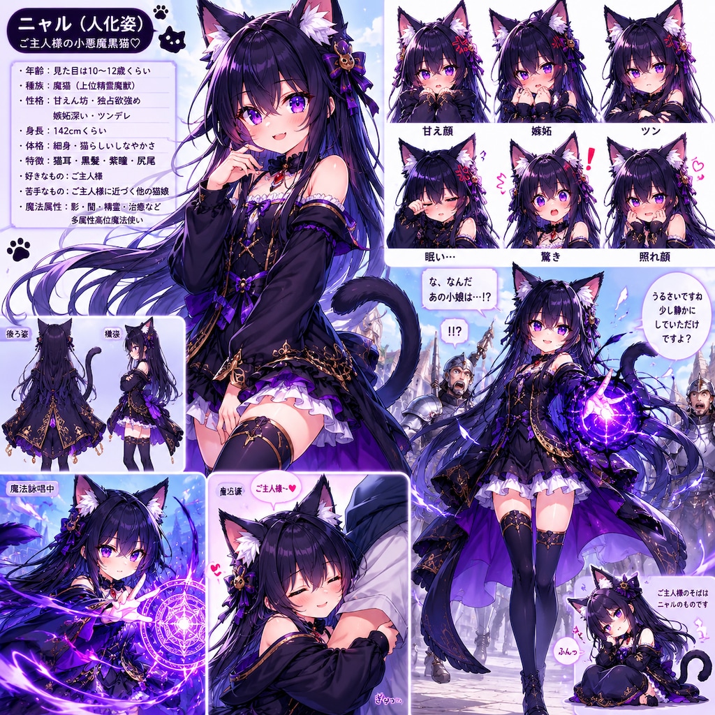 異世界転生猫好感度限界突破　サブキャラ設定その他