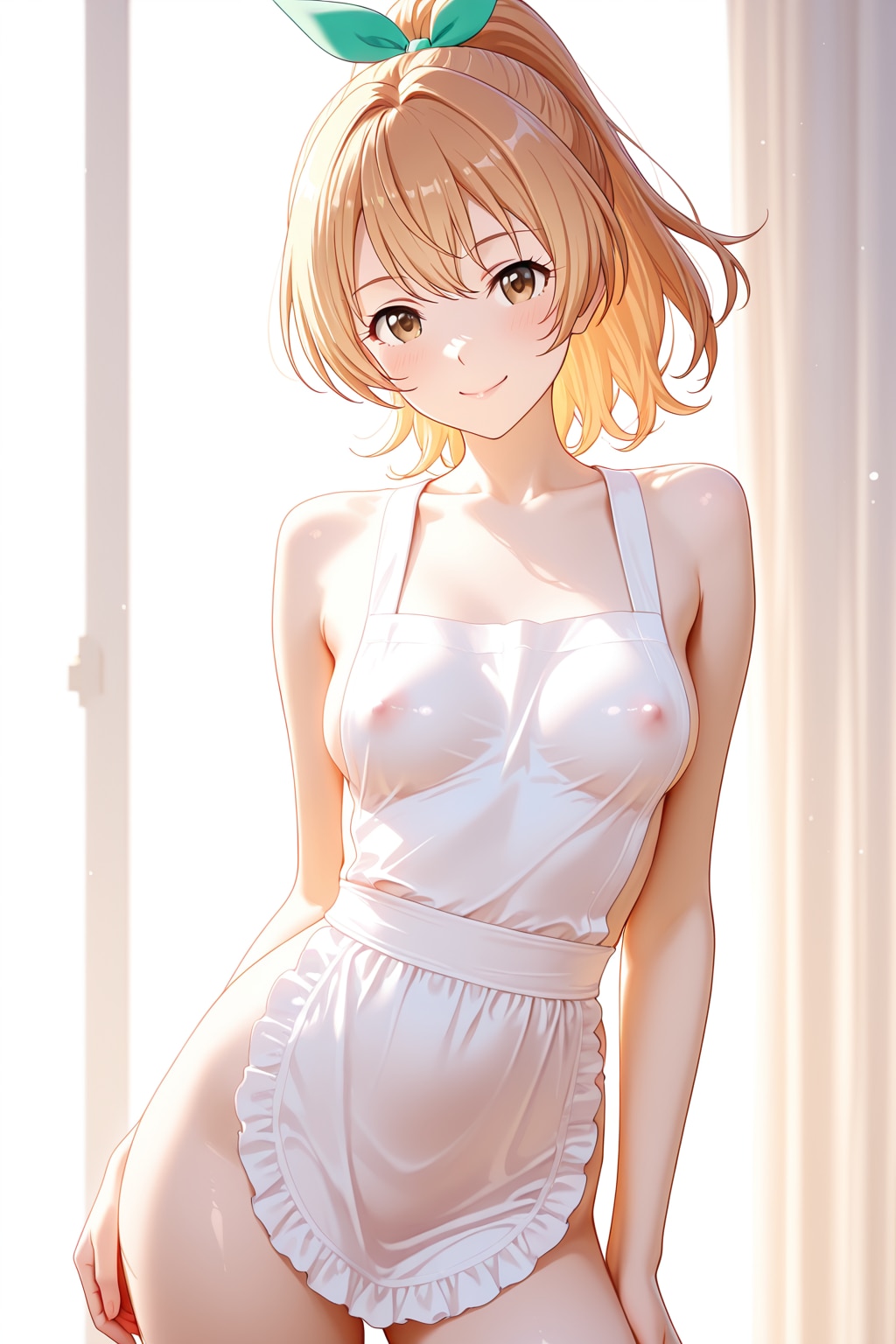 裸エプロン