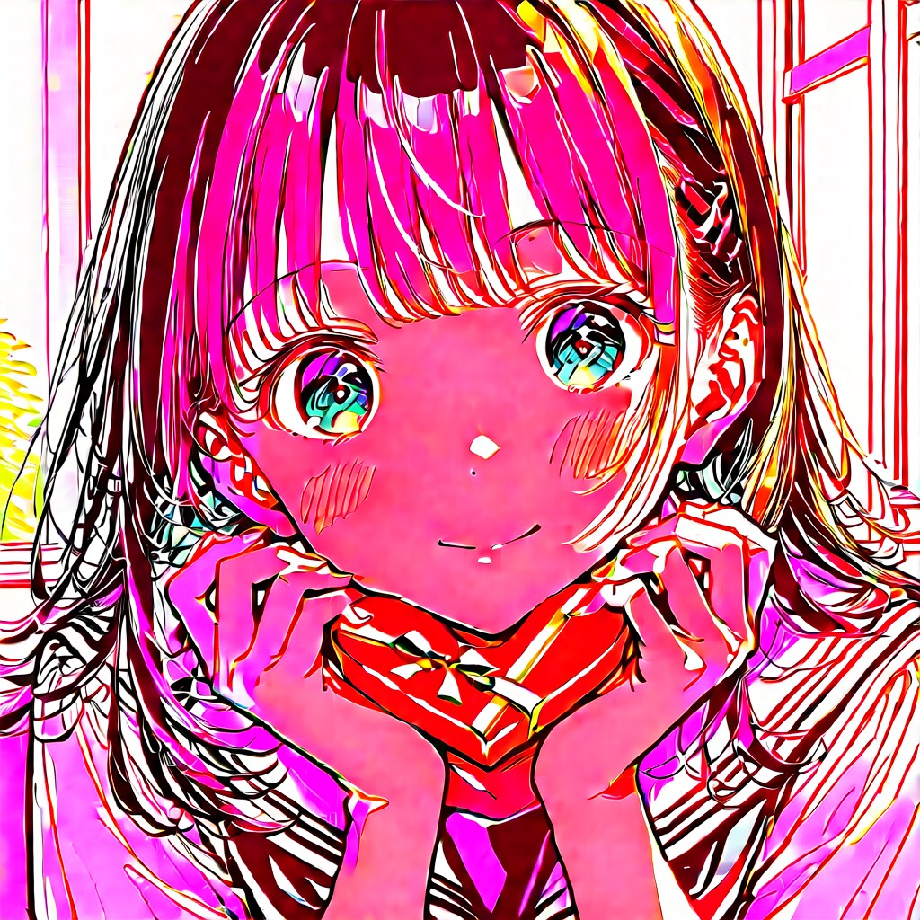 笑顔とチョコの魔法 | の人気AIイラスト・グラビア