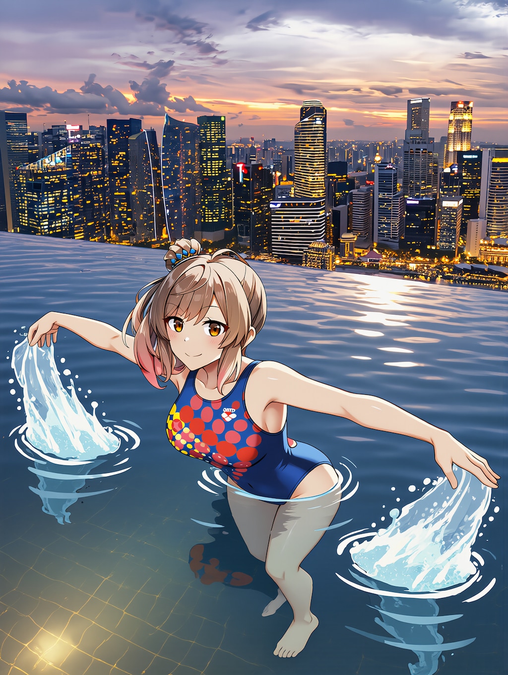 さとうささらの競泳水着姿　詰め合わせ　第３弾