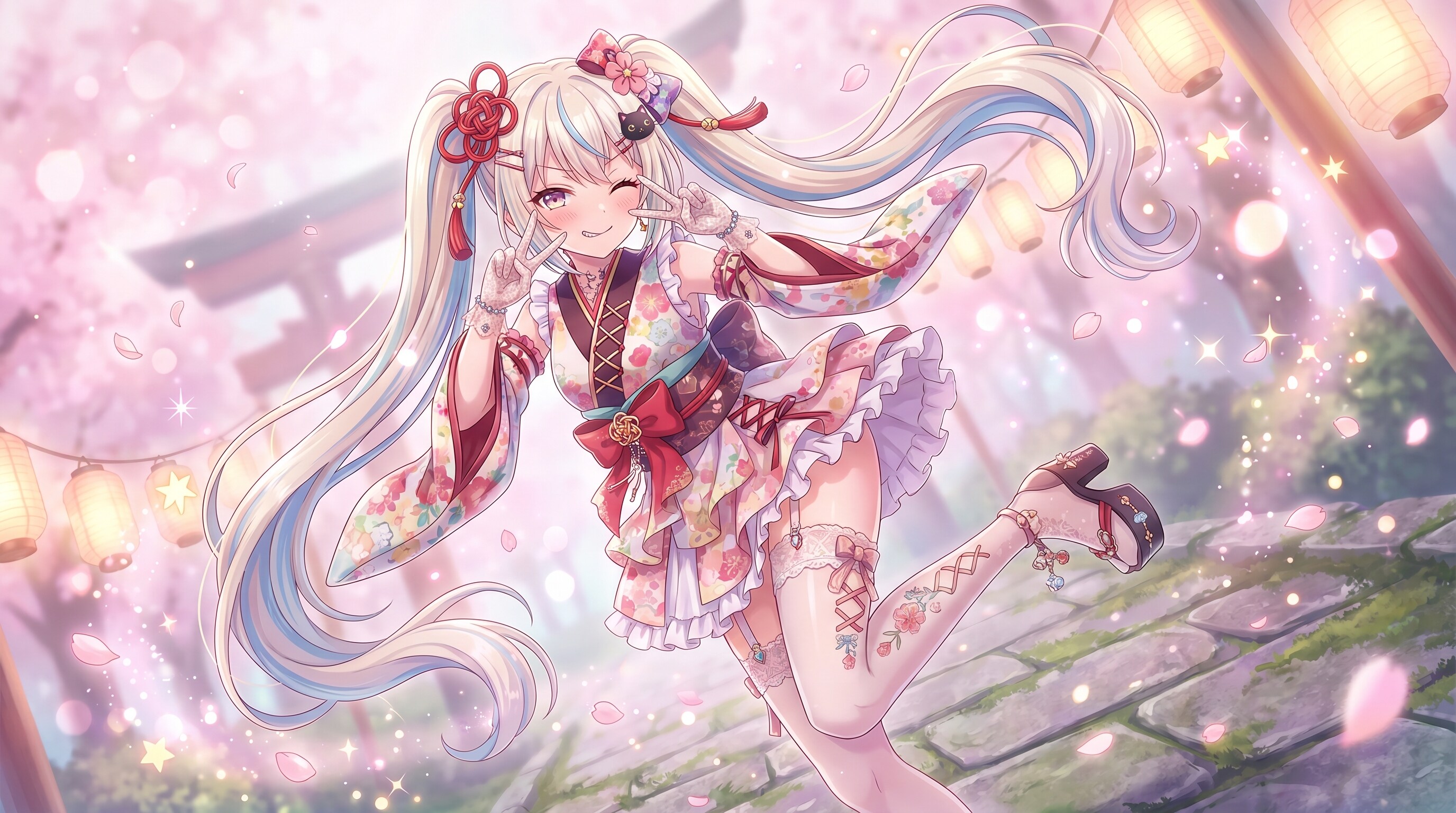 花霞煌姫微笑 | の人気AIイラスト・グラビア