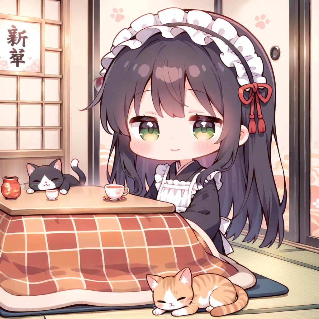 おこたでのんびり