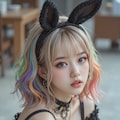 ミラ風バニーUNICORNちゃんのマネ✨️ 6枚目