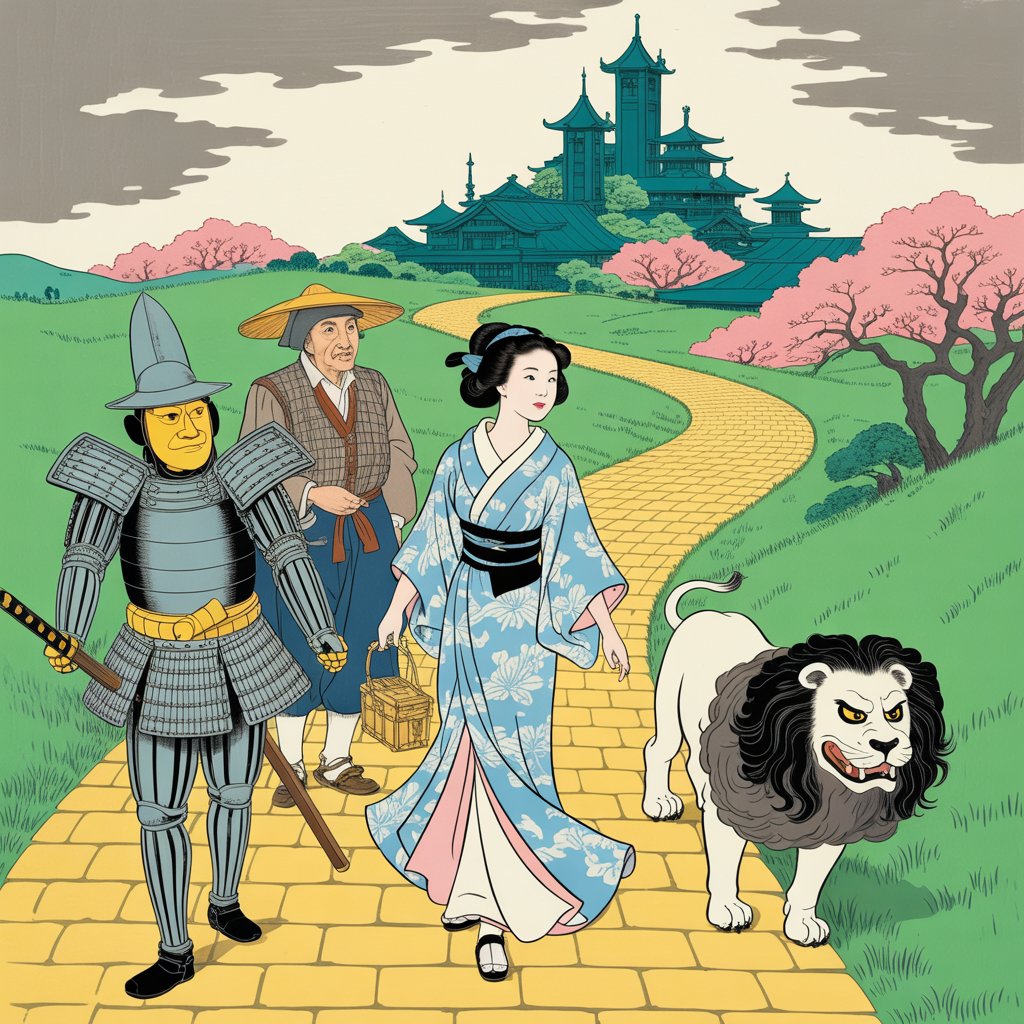 和風のオズの魔法使い | の人気AIイラスト・グラビア