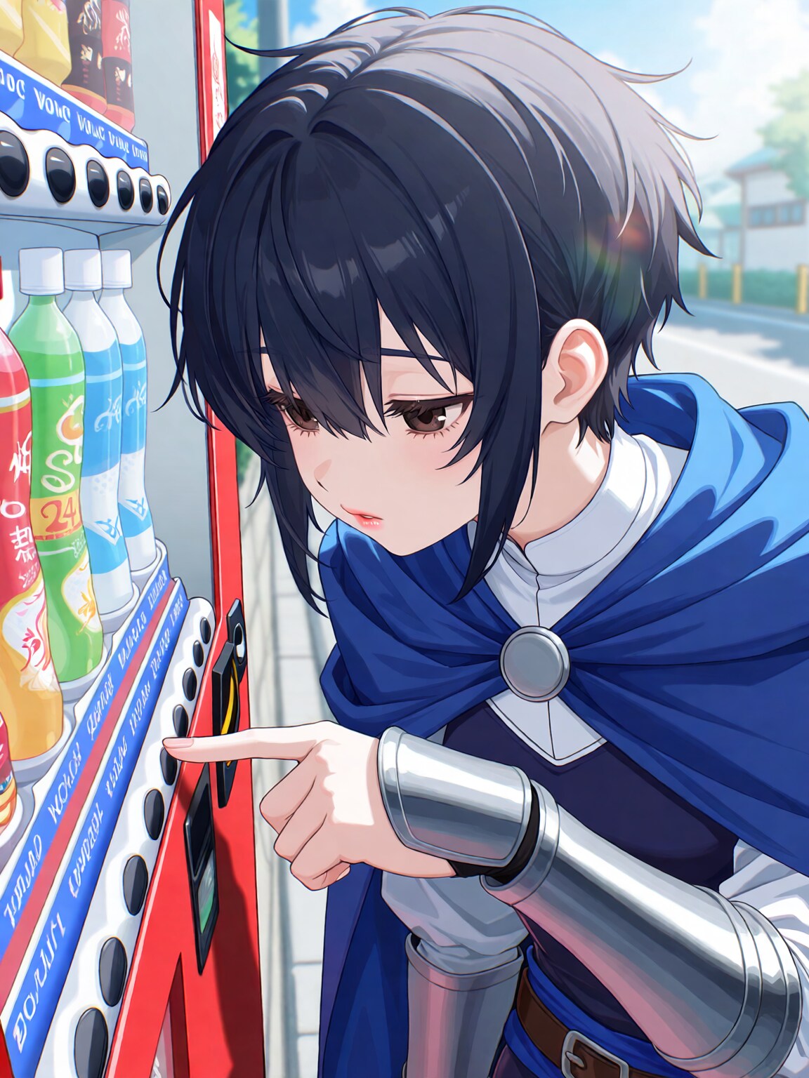自販機と姫騎士さん