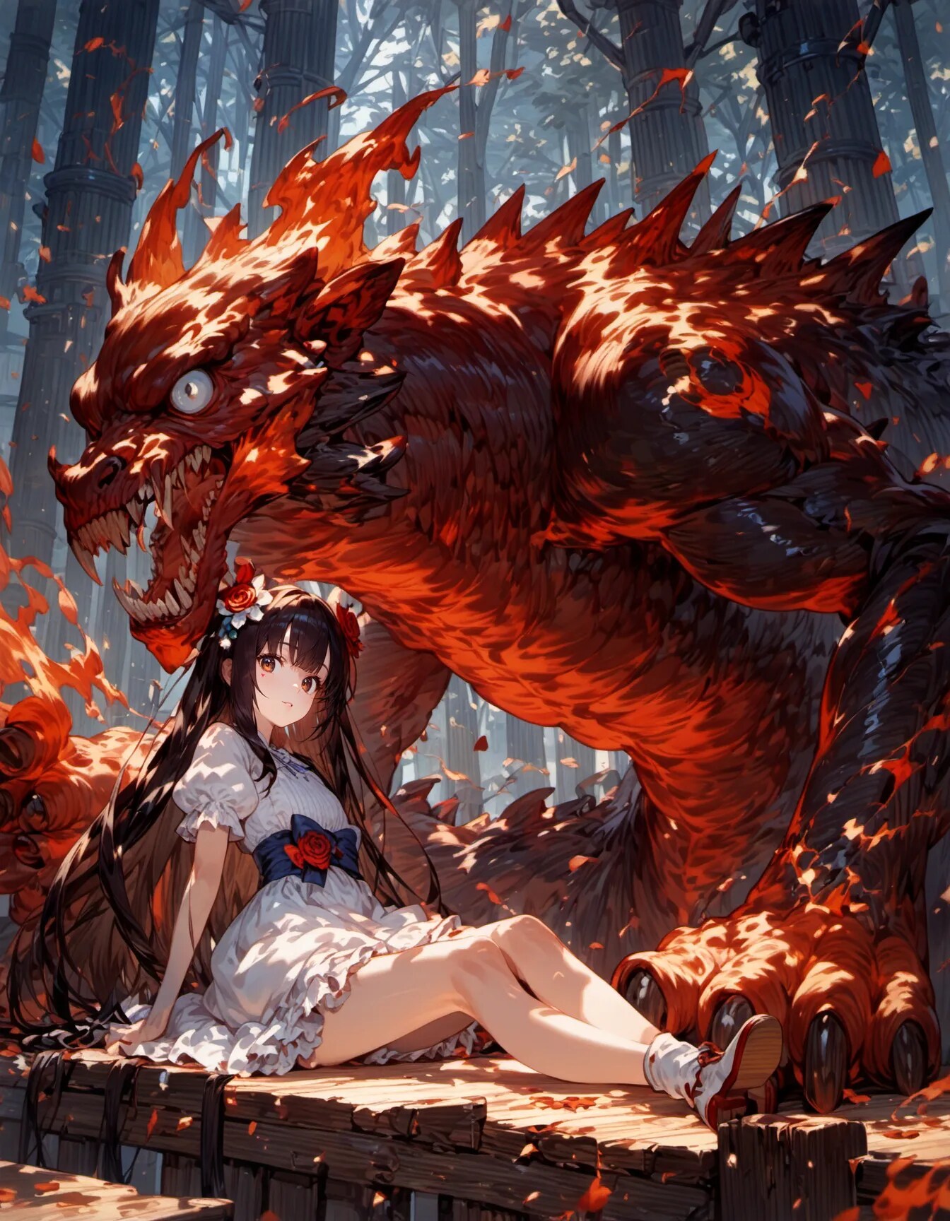 Beauty and the Scarlet Beast | の人気AIイラスト・グラビア