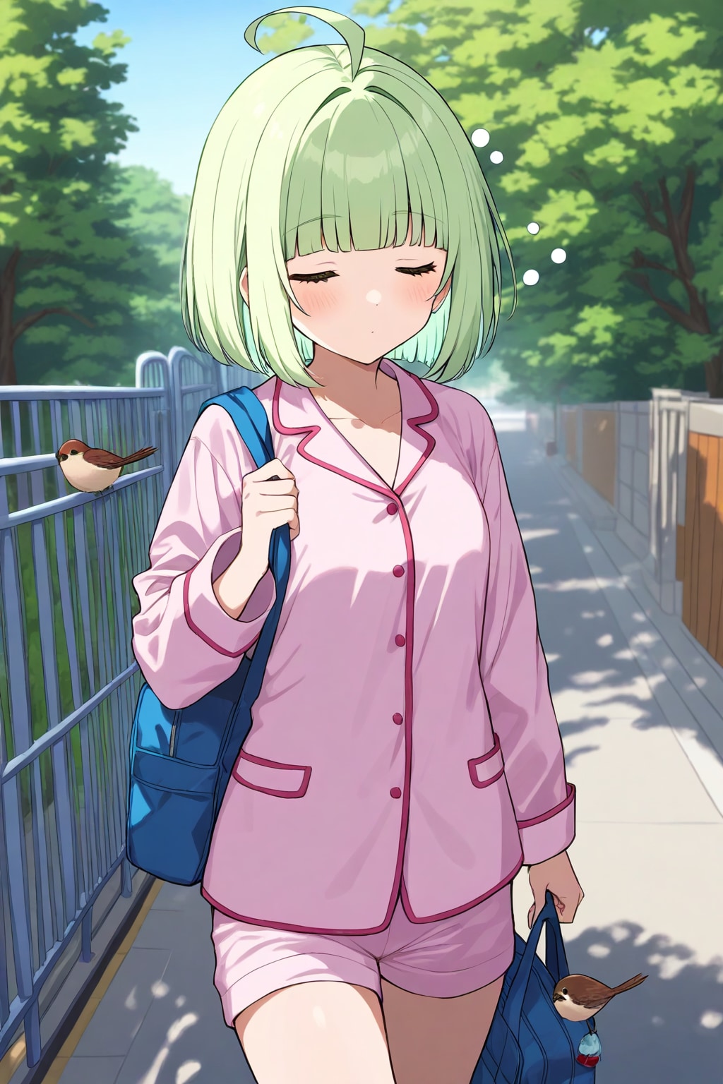 パジャマで登校